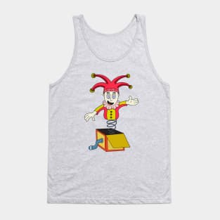 Surprise box with a clown Tank Top